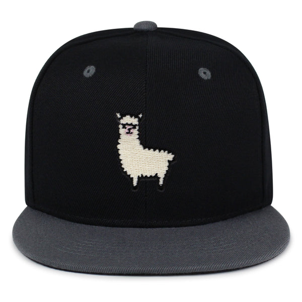 Alpaca Snapback Hat Embroidered Hip-Hop Baseball Cap Peru Peruvian