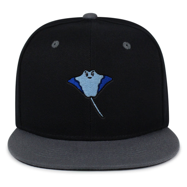 Stingray Snapback Hat Embroidered Hip-Hop Baseball Cap Fishing Ocean