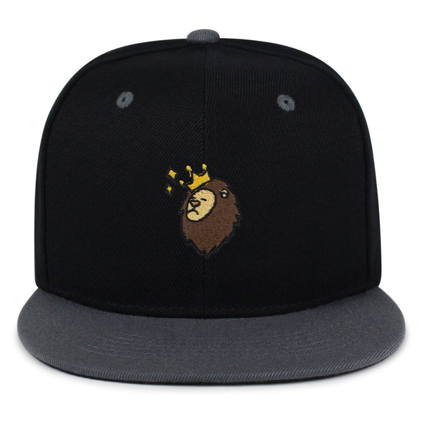 Lion Snapback Hat Embroidered Hip-Hop Baseball Cap Zoo King