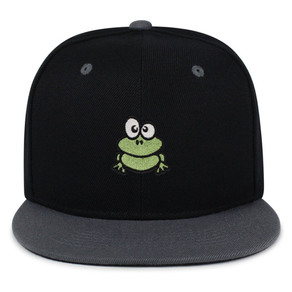 Frog  Snapback Hat Embroidered Hip-Hop Baseball Cap Green