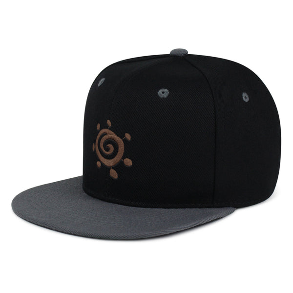 Indian Kokopelli Snapback Hat Embroidered Hip-Hop Baseball Cap Traditional Symbol