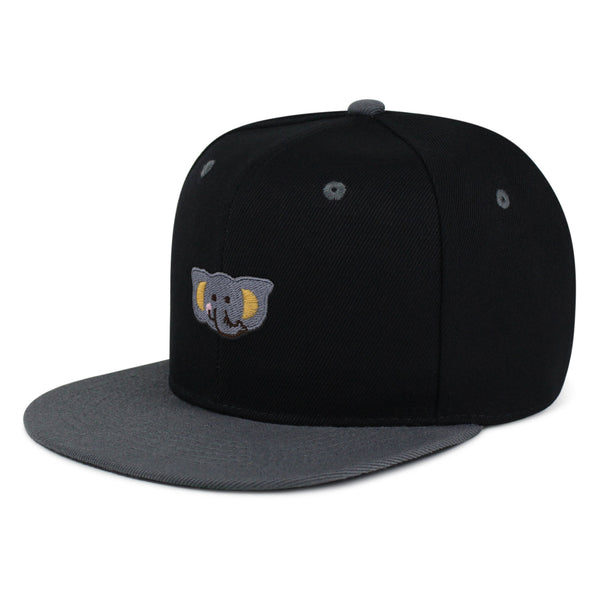 Elephant Snapback Hat Embroidered Hip-Hop Baseball Cap Zoo