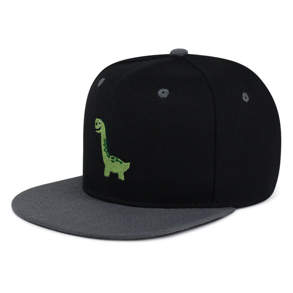 Apatosaurus Dinosaur Snapback Hat Embroidered Hip-Hop Baseball Cap  Kid Dino