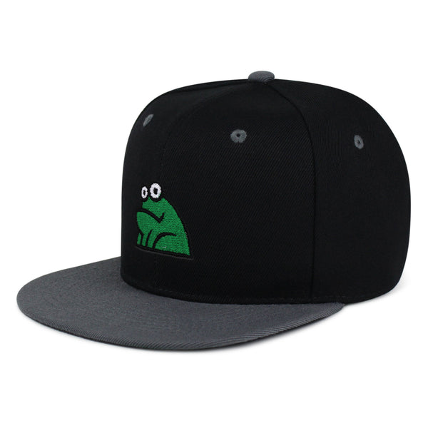 Frog Snapback Hat Embroidered Hip-Hop Baseball Cap Funny