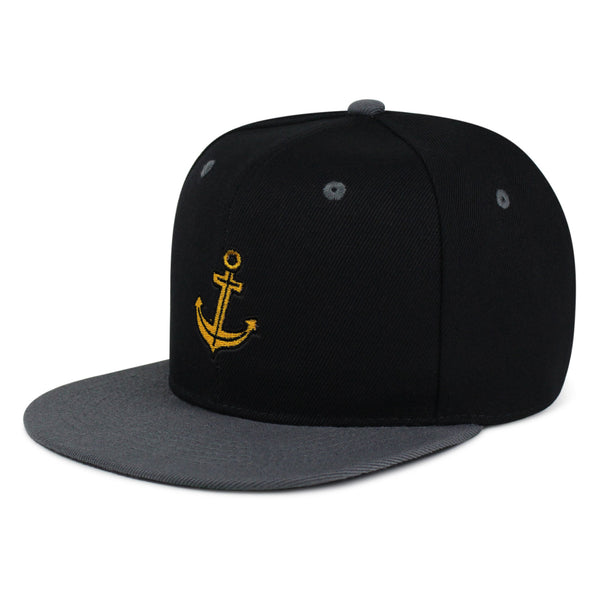 Anchor Snapback Hat Embroidered Hip-Hop Baseball Cap Boat Pirate