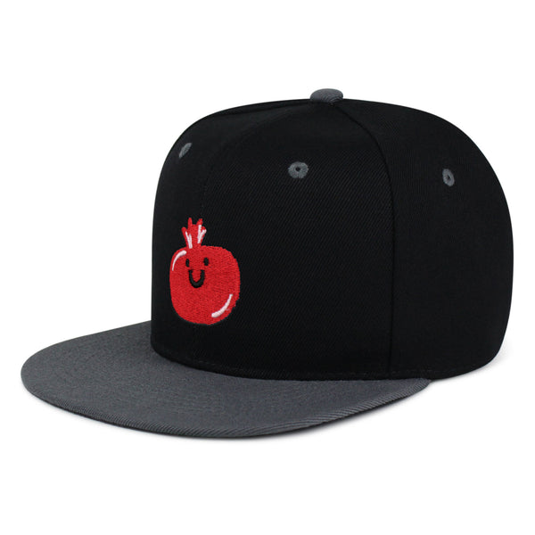 Pomegranate Snapback Hat Embroidered Hip-Hop Baseball Cap Fruit Grenade