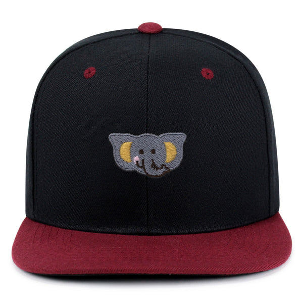 Elephant Snapback Hat Embroidered Hip-Hop Baseball Cap Zoo