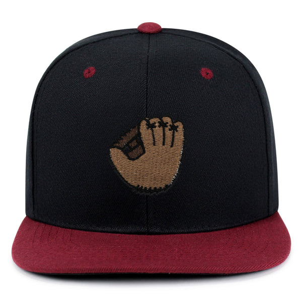 Baseball Glove Snapback Hat Embroidered Hip-Hop Baseball Cap Baseball Game Sports Fan