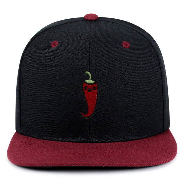 Jalapeno Pepper Snapback Hat Embroidered Hip-Hop Baseball Cap Vegetable Salsa Jalapeno