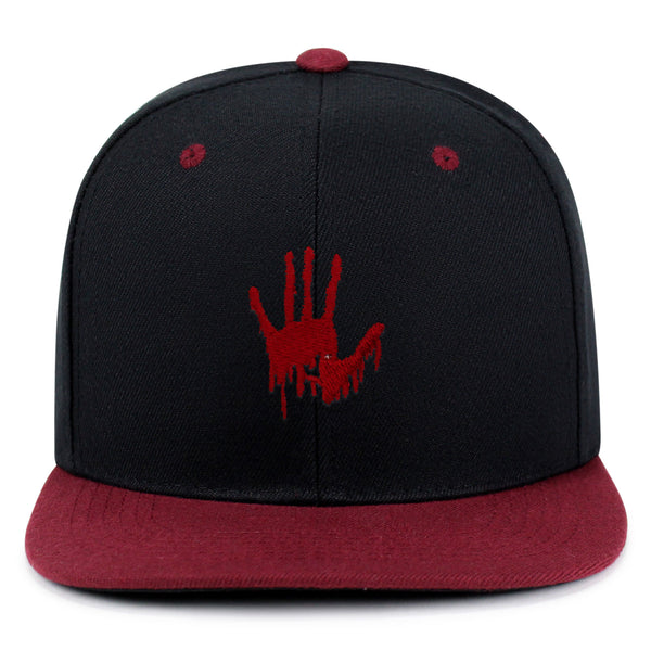 Bloody Hand Snapback Hat Embroidered Hip-Hop Baseball Cap Horror