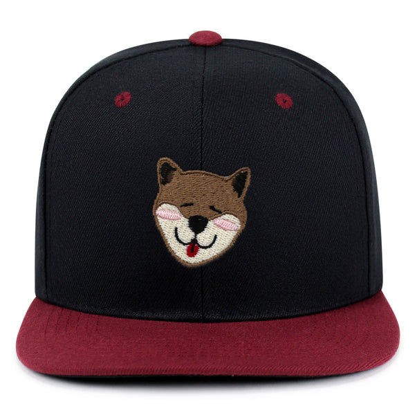 Shiba Snapback Hat Embroidered Hip-Hop Baseball Cap Dog Puppy