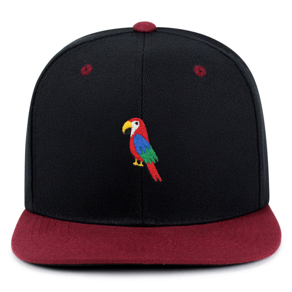 Parrot Snapback Hat Embroidered Hip-Hop Baseball Cap Bird Animal