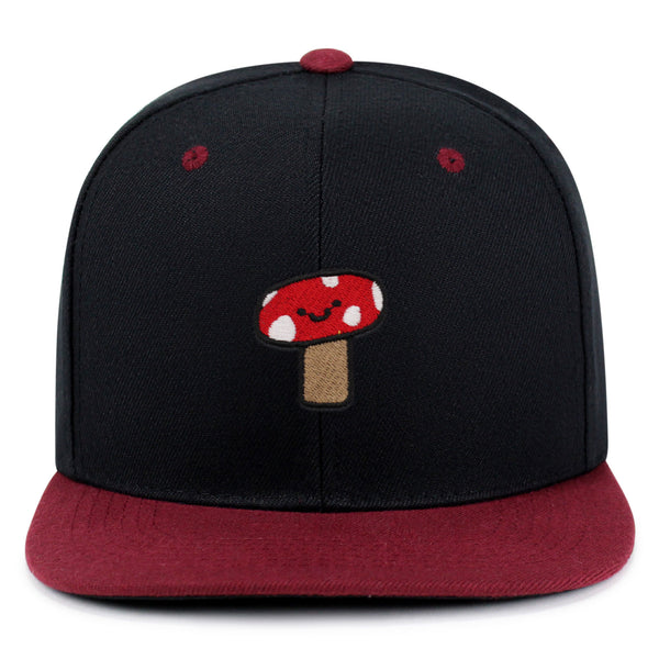 Mushroom Snapback Hat Embroidered Hip-Hop Baseball Cap Cute