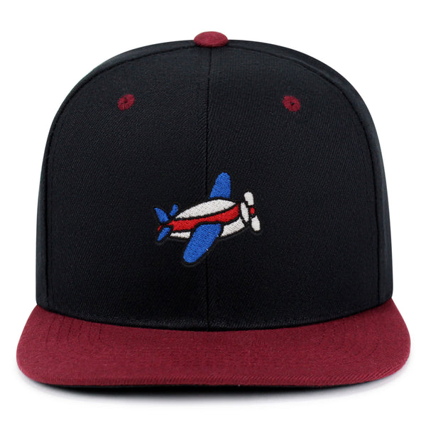 Prop Plane Snapback Hat Embroidered Hip-Hop Baseball Cap Cute