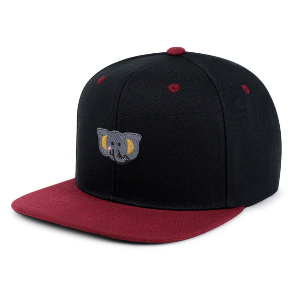 Elephant Snapback Hat Embroidered Hip-Hop Baseball Cap Zoo