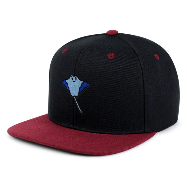 Stingray Snapback Hat Embroidered Hip-Hop Baseball Cap Fishing Ocean