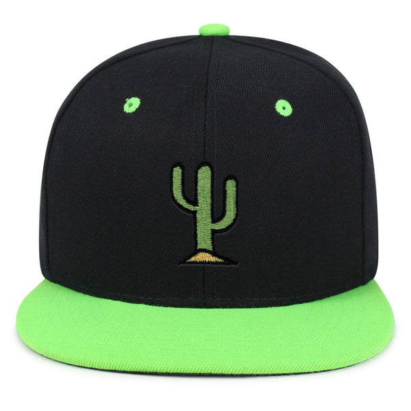 Cactus Snapback Hat Embroidered Hip-Hop Baseball Cap Desert Hot