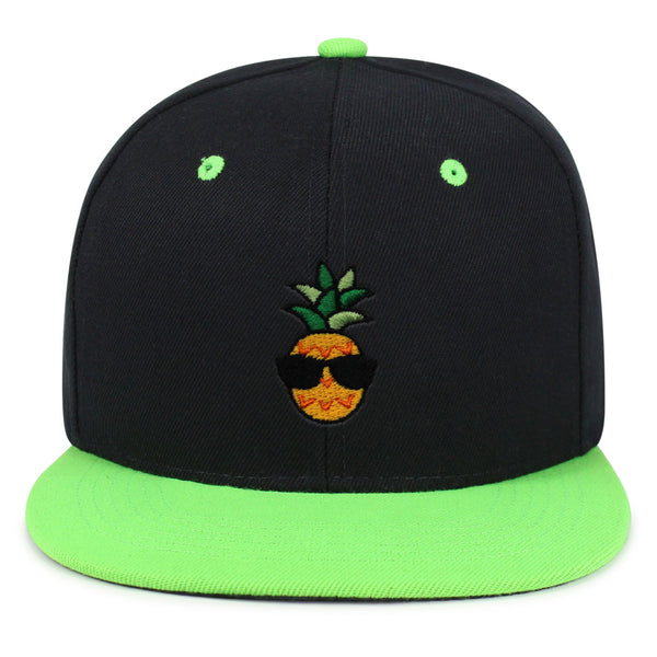 Pineapple Man Snapback Hat Embroidered Hip-Hop Baseball Cap Sunglasses