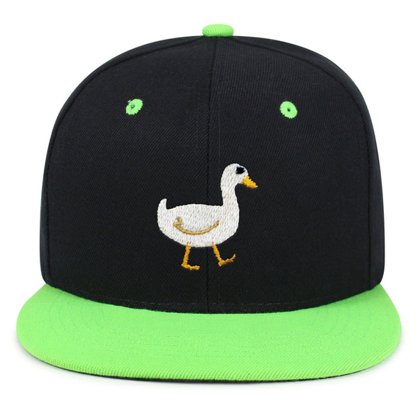 Duck Snapback Hat Embroidered Hip-Hop Baseball Cap Bird Lake