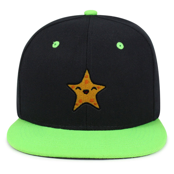 Starfish Snapback Hat Embroidered Hip-Hop Baseball Cap Ocean Fishing