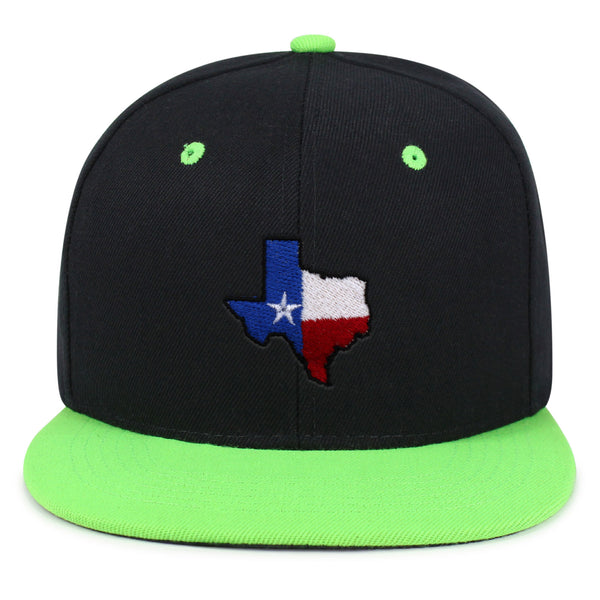 Texas Snapback Hat Embroidered Hip-Hop Baseball Cap Map Flag