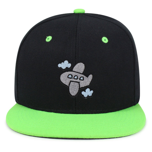 Airplane Snapback Hat Embroidered Hip-Hop Baseball Cap Plane Airport