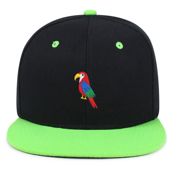 Parrot Snapback Hat Embroidered Hip-Hop Baseball Cap Bird Animal