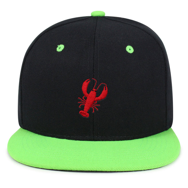 Lobster Snapback Hat Embroidered Hip-Hop Baseball Cap Seafood