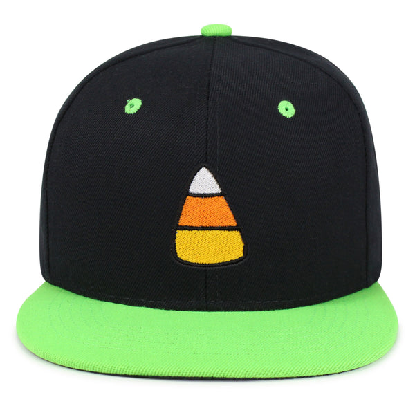 Candy Corn Snapback Hat Embroidered Hip-Hop Baseball Cap Snack Funny
