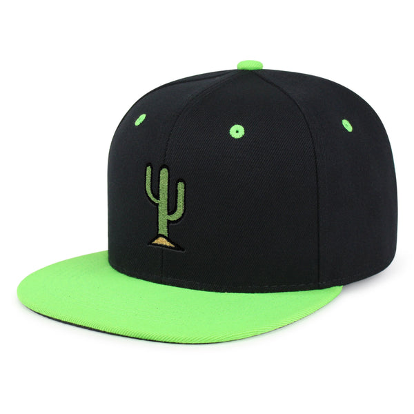 Cactus Snapback Hat Embroidered Hip-Hop Baseball Cap Desert Hot