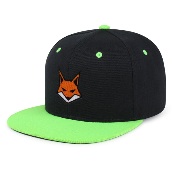 Fox Face Snapback Hat Embroidered Hip-Hop Baseball Cap Wild Animal