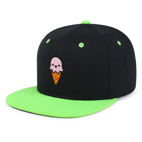 Ice Cream Snapback Hat Embroidered Hip-Hop Baseball Cap Summer