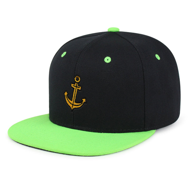 Anchor Snapback Hat Embroidered Hip-Hop Baseball Cap Boat Pirate