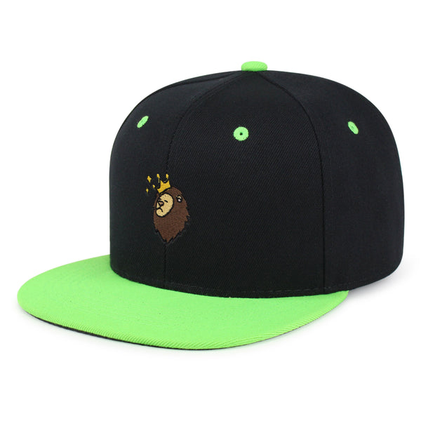 Lion Snapback Hat Embroidered Hip-Hop Baseball Cap Zoo King