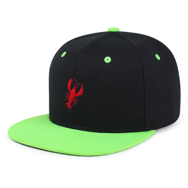 Lobster Snapback Hat Embroidered Hip-Hop Baseball Cap Seafood