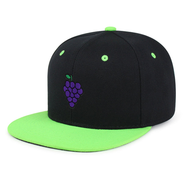 Grapes  Snapback Hat Embroidered Hip-Hop Baseball Cap Fruit