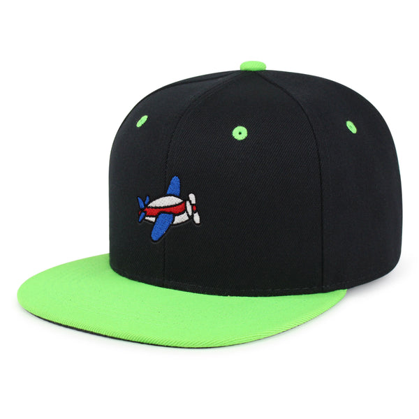 Prop Plane Snapback Hat Embroidered Hip-Hop Baseball Cap Cute