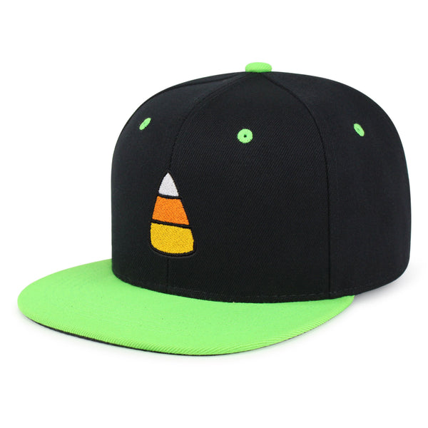 Candy Corn Snapback Hat Embroidered Hip-Hop Baseball Cap Snack Funny