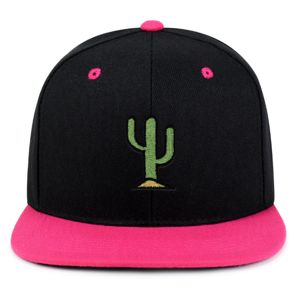 Cactus Snapback Hat Embroidered Hip-Hop Baseball Cap Desert Hot