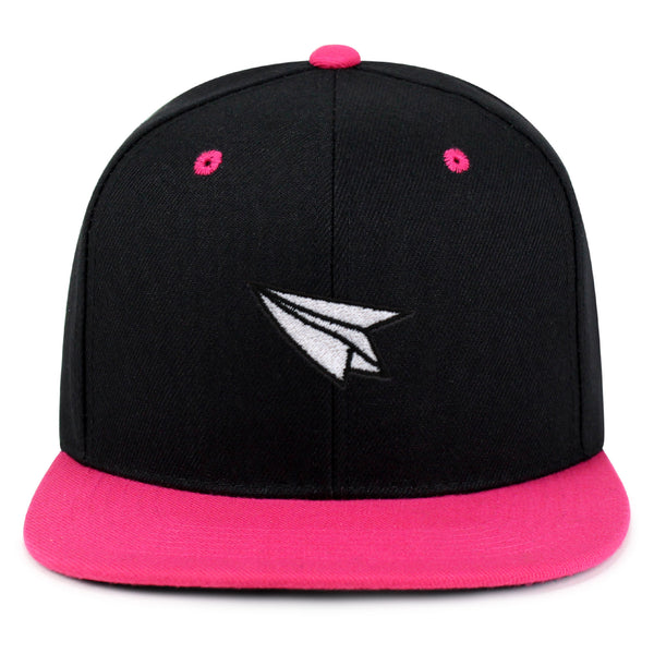 Paper Airplane Snapback Hat Embroidered Hip-Hop Baseball Cap Plane Sky