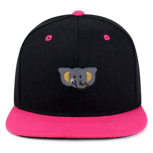 Elephant Snapback Hat Embroidered Hip-Hop Baseball Cap Zoo