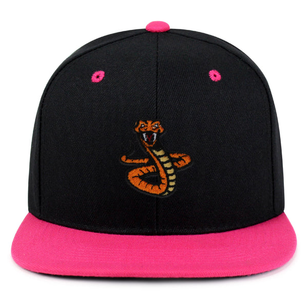 Rattlesnake Snapback Hat Embroidered Hip-Hop Baseball Cap Snake