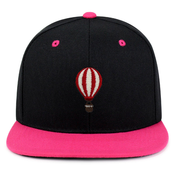 Hot Air Ballon Snapback Hat Embroidered Hip-Hop Baseball Cap Travel Fly Sky