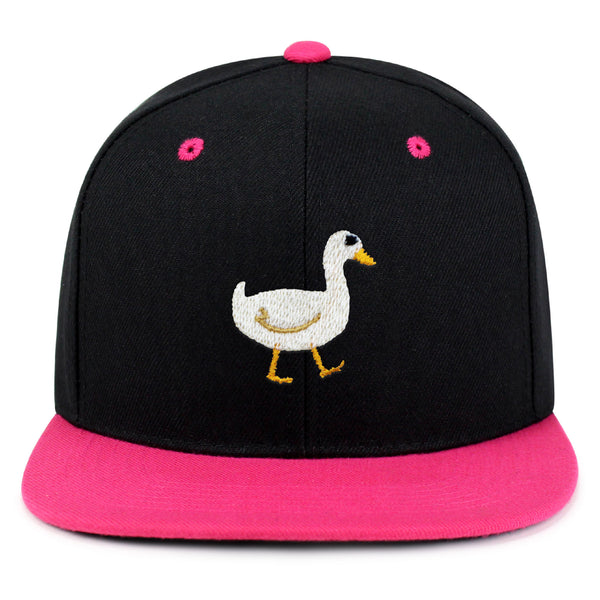 Duck Snapback Hat Embroidered Hip-Hop Baseball Cap Bird Lake