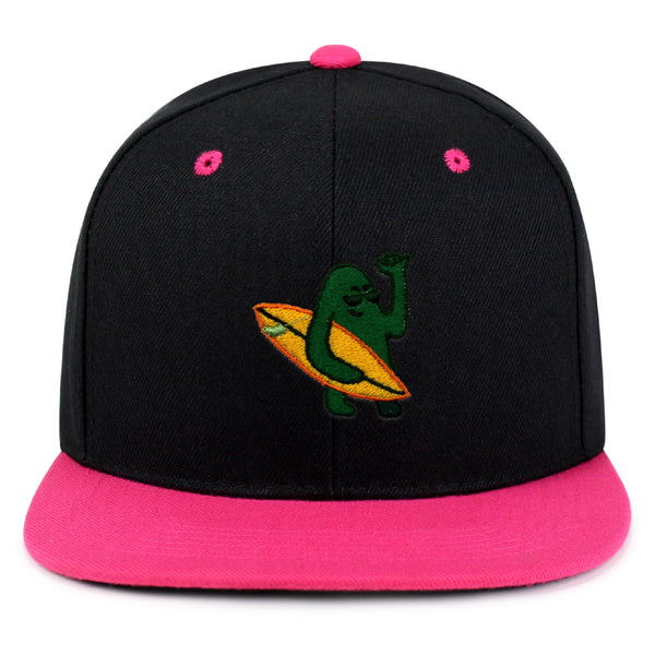 Hola Snapback Hat Embroidered Hip-Hop Baseball Cap Surfing Green