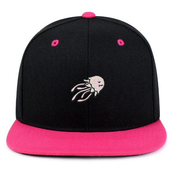 Jellyfish Snapback Hat Embroidered Hip-Hop Baseball Cap Fish Nature