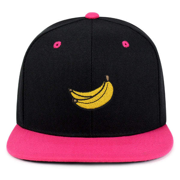 Banana Fruit Snapback Hat Embroidered Hip-Hop Baseball Cap Monkey