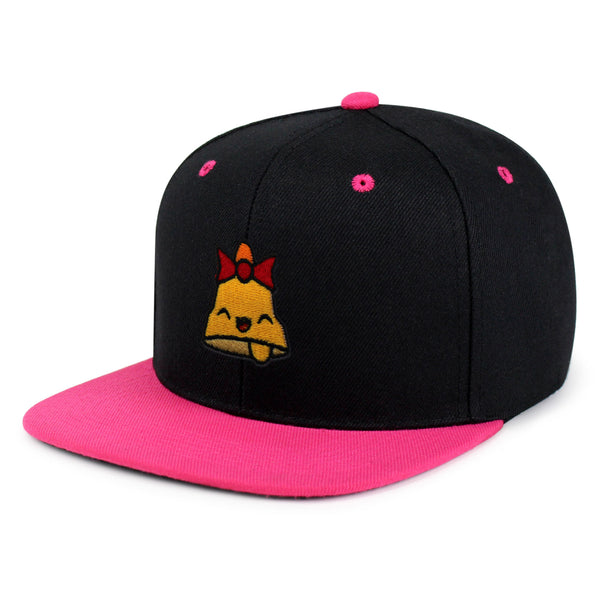 Bell Snapback Hat Embroidered Hip-Hop Baseball Cap Church Yellow