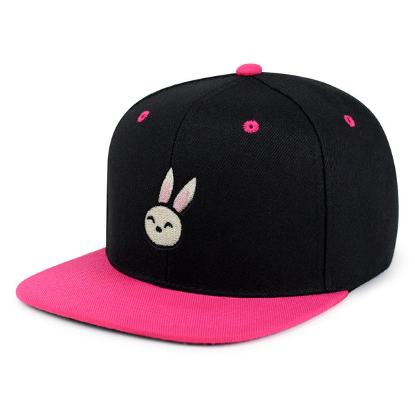 Cute Rabbit Snapback Hat Embroidered Hip-Hop Baseball Cap Bunny Zoo