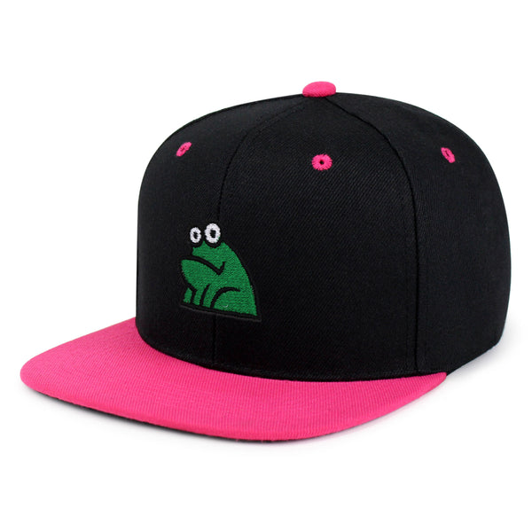 Frog Snapback Hat Embroidered Hip-Hop Baseball Cap Funny